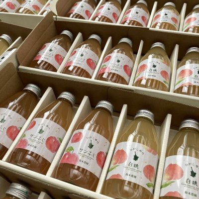 画像1: 詰め合わせ「１００％ももジュース＆りんごジュース 」